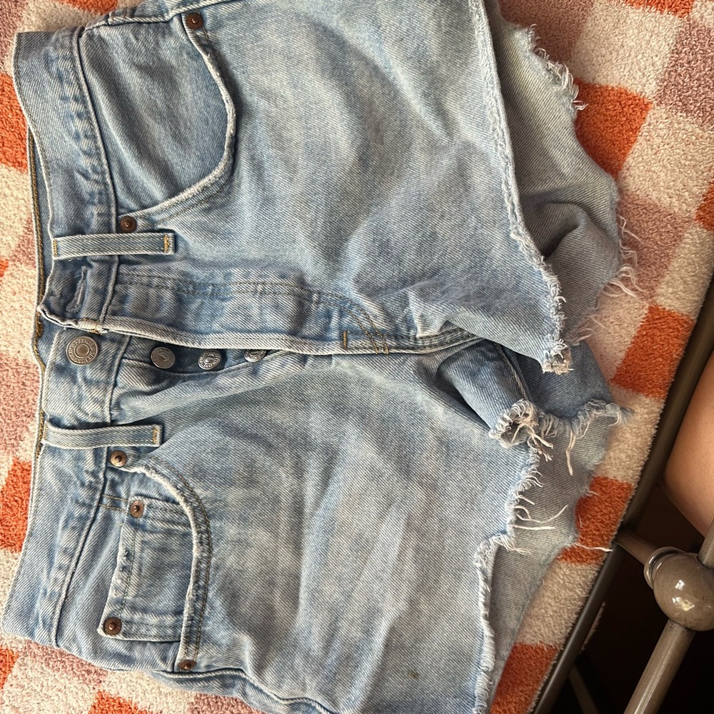 Levi's Classic Blue Denim Shorts